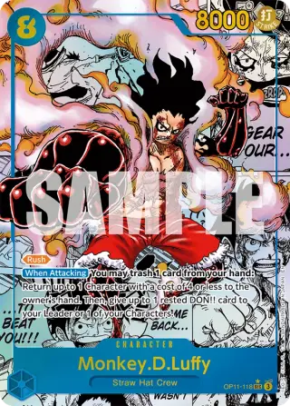 Sammelkarte Monkey.D.Luffy