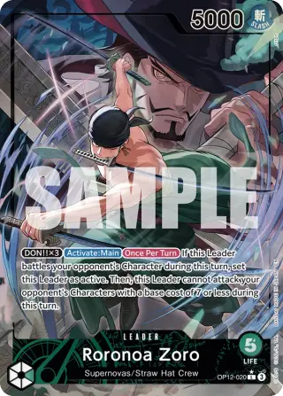 Roronoa Zoro OP12-020