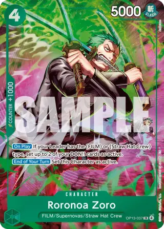 Roronoa Zoro OP13-037