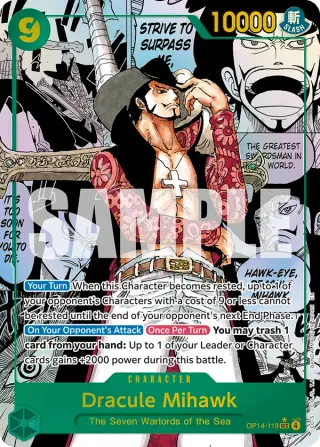 Sammelkarte Dracule Mihawk