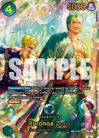 Sammelkarte Roronoa Zoro