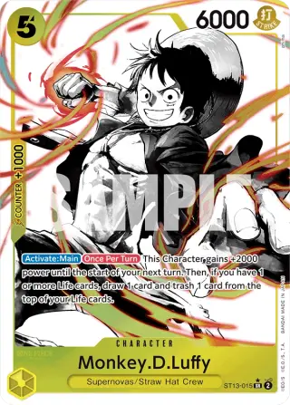 Sammelkarte Monkey.D.Luffy