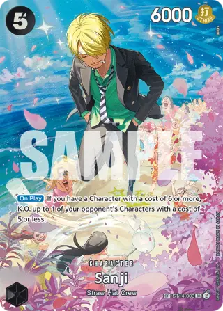 Sammelkarte Sanji