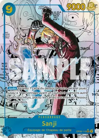 Sammelkarte Sanji