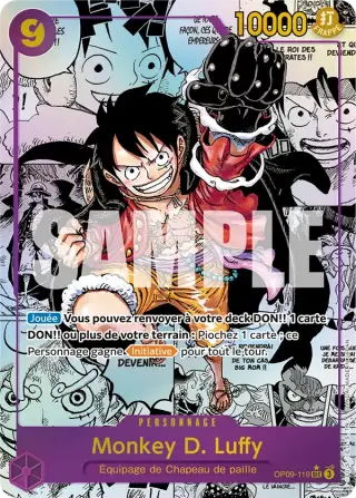 Sammelkarte Monkey D. Luffy