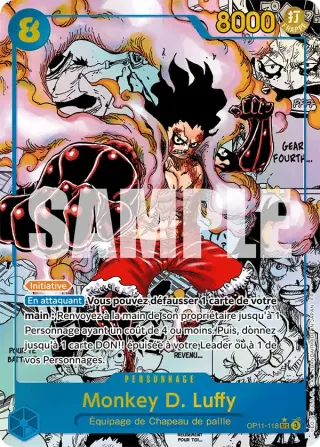 Sammelkarte Monkey D. Luffy