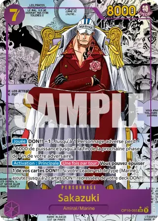 Sammelkarte Sakazuki