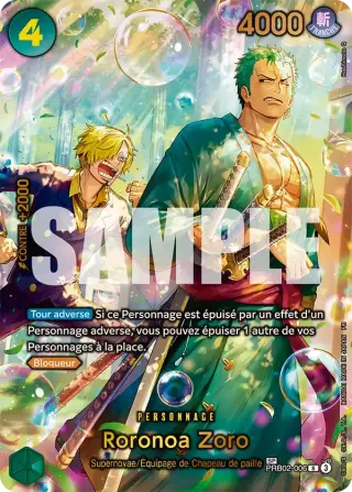 Sammelkarte Roronoa Zoro
