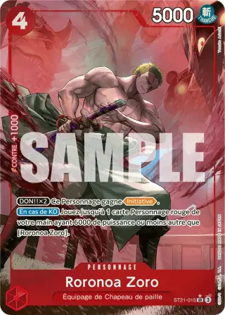 Sammelkarte Roronoa Zoro