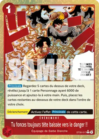 Tu fonces toujours tête baissée vers le danger !! ST30-017