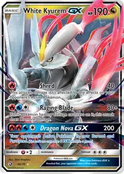Weißes Kyurem GX 48
