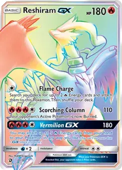 Sammelkarte Reshiram GX