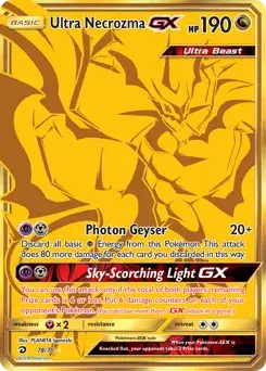 Sammelkarte Ultra-Necrozma GX