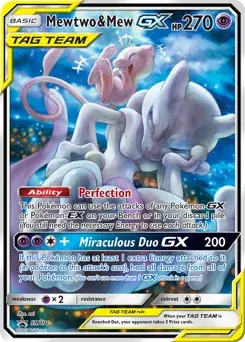 Mewtu & Mew GX SM191