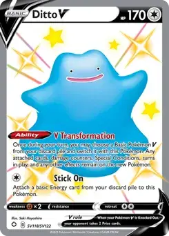 Ditto V SV118 aus Glänzendes Schicksal: Shiny Vault
