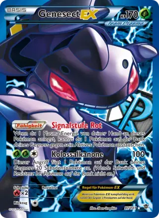 Sammelkarte Genesect-EX