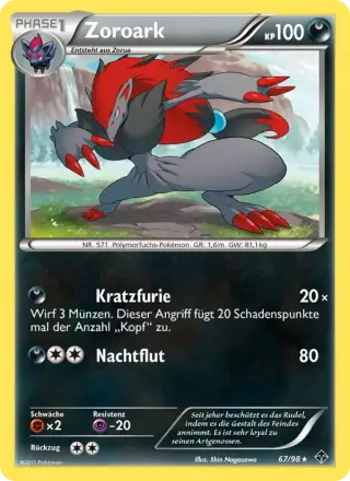 Sammelkarte Zoroark