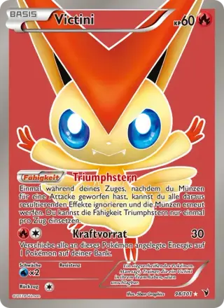 Sammelkarte Victini