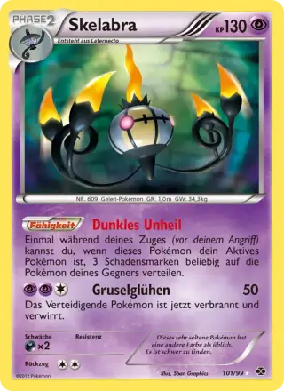 Sammelkarte Skelabra