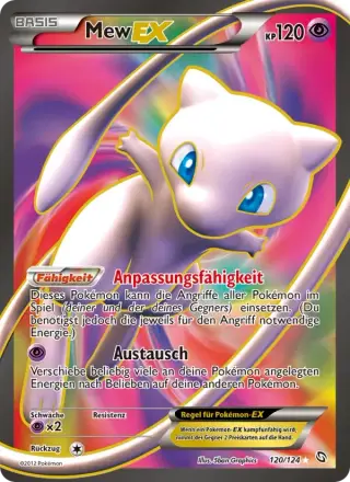 Sammelkarte Mew-EX