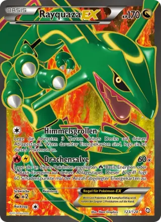 Sammelkarte Rayquaza-EX