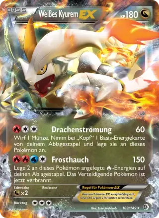 Weißes Kyurem-EX 103