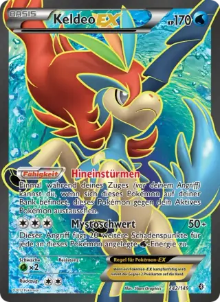Sammelkarte Keldeo-EX