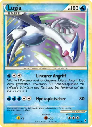 Sammelkarte Lugia
