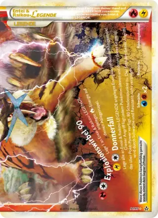 Sammelkarte Entei & Raikou LEGENDE