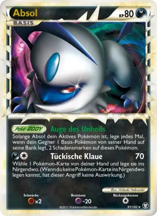 Sammelkarte Absol