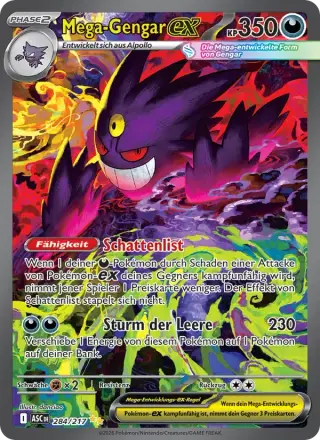 Sammelkarte Mega-Gengar-ex