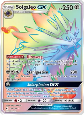 Solgaleo GX 155