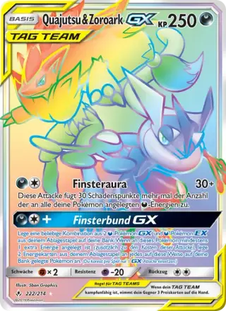 Quajutsu & Zoroark GX 222