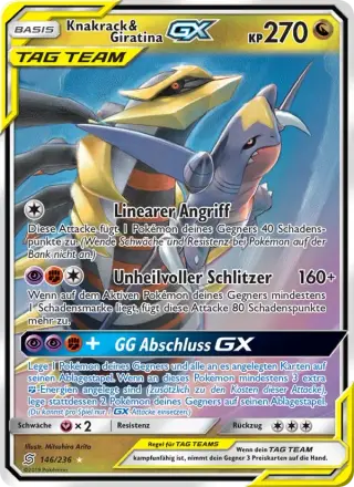 Knakrack & Giratina GX 146