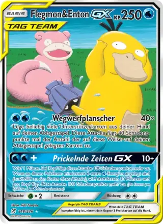 Flegmon & Enton GX 218