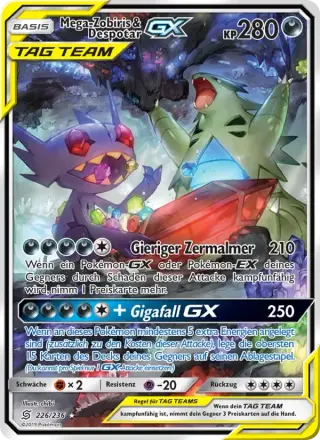 Sammelkarte Mega-Zobiris & Despotar GX