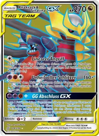 Knakrack & Giratina GX 228