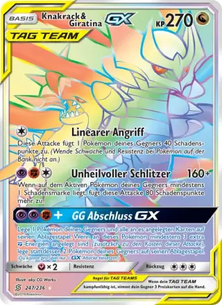 Knakrack & Giratina GX 247