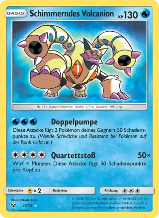 Schimmerndes Volcanion 27