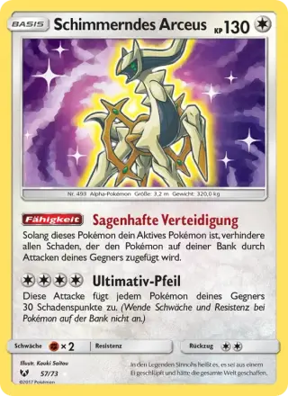 Schimmerndes Arceus 57