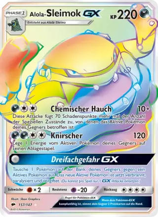 Alola-Sleimok GX 157