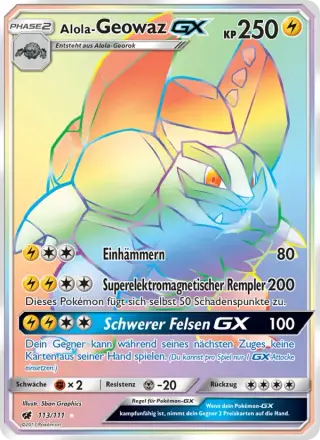 Alola-Geowaz GX 113