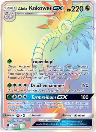 Alola-Kokowei GX 118