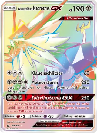Abendmähne-Necrozma GX 163