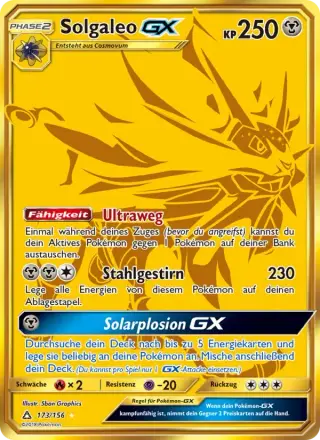 Solgaleo GX 173