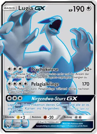 Sammelkarte Lugia GX