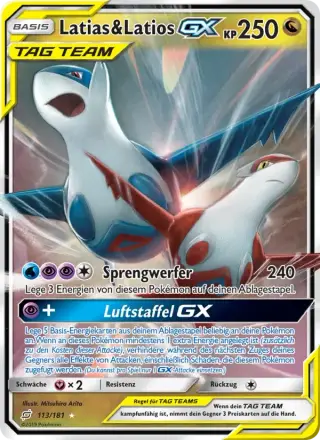 Latias & Latios GX 113