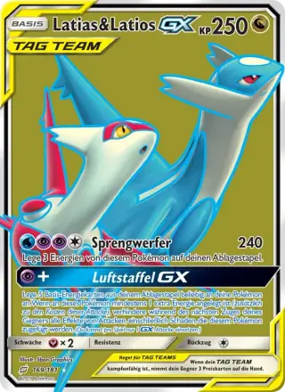 Latias & Latios GX 169