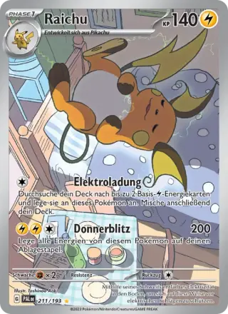 Sammelkarte Raichu