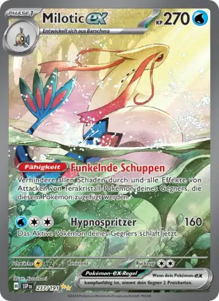 Sammelkarte Milotic-ex